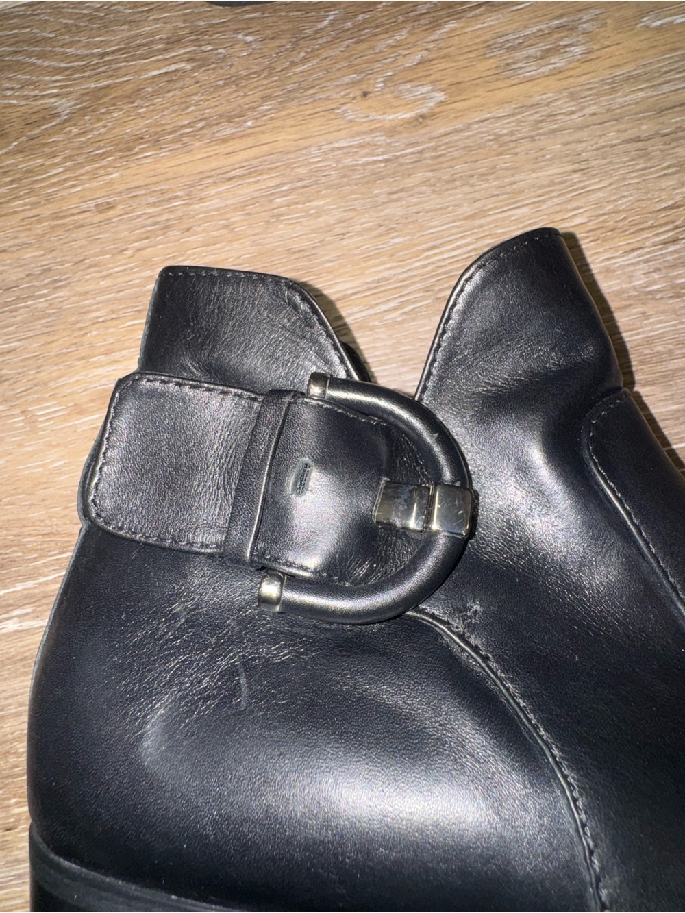 AQUATALIA Black Leather Weatherproof Chelsea Boots - Picture 8 of 15